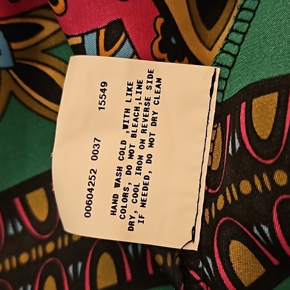 I.N. SAN FRANCISCO Assymetric Halter Satin Ethnic Handkerchief Shsrkbite Dress - Picture 10 of 10